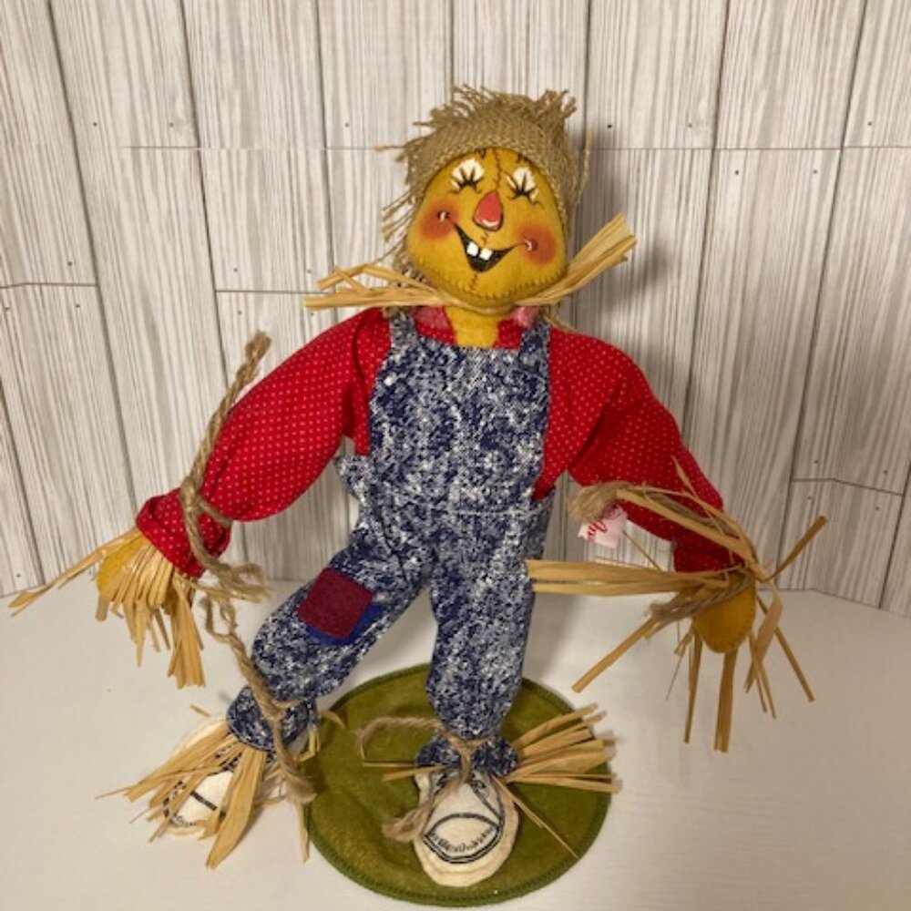 Annlee Thanksgiving Harvest- Happy  Scarecrow 14"